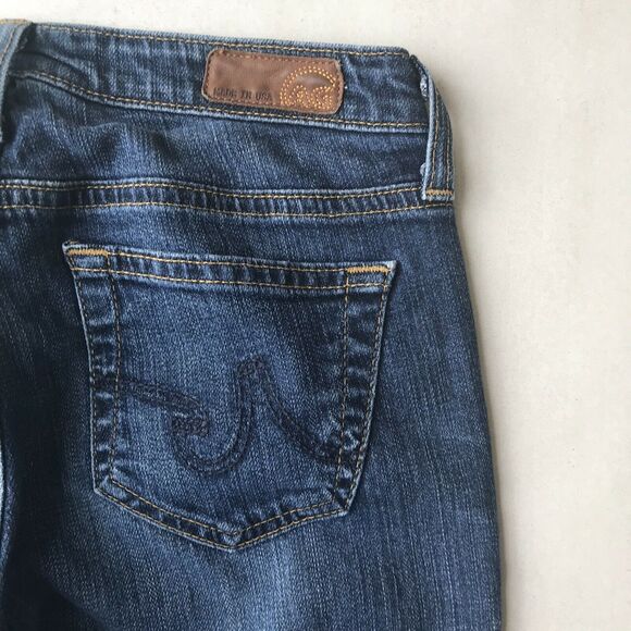 AG Adriano Goldschmied The Maiden Low Rise Crop Skinny Denim Jeans - Picture 7 of 9